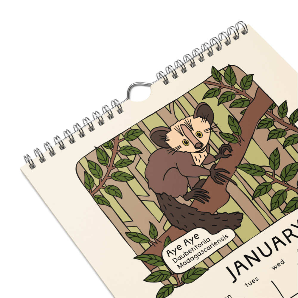 8"x11" Strange and Bizarre Animals 2026 Calendar